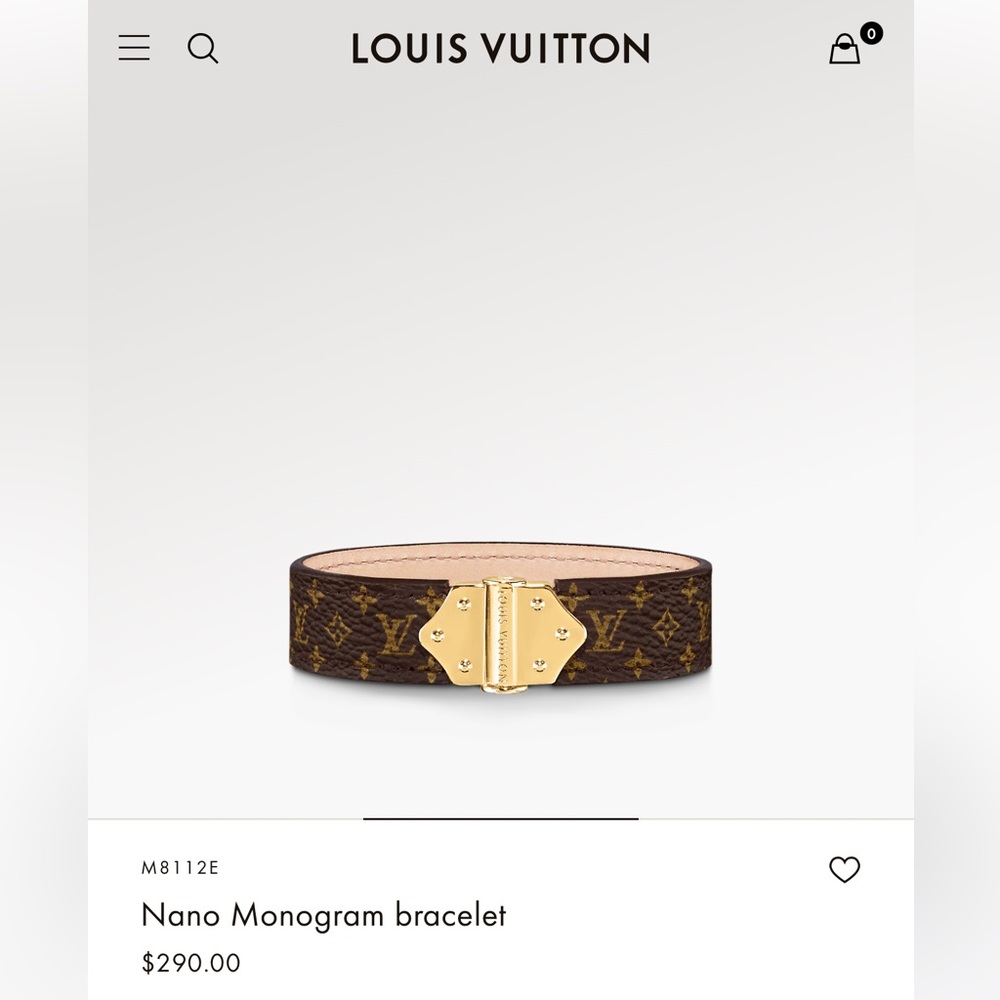 Louis Vuitton Nano Monogram bracelet